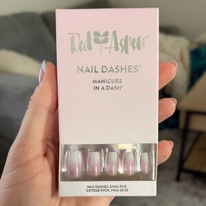 Red Aspen Pink Nail Dashes - Sia is Shimmering